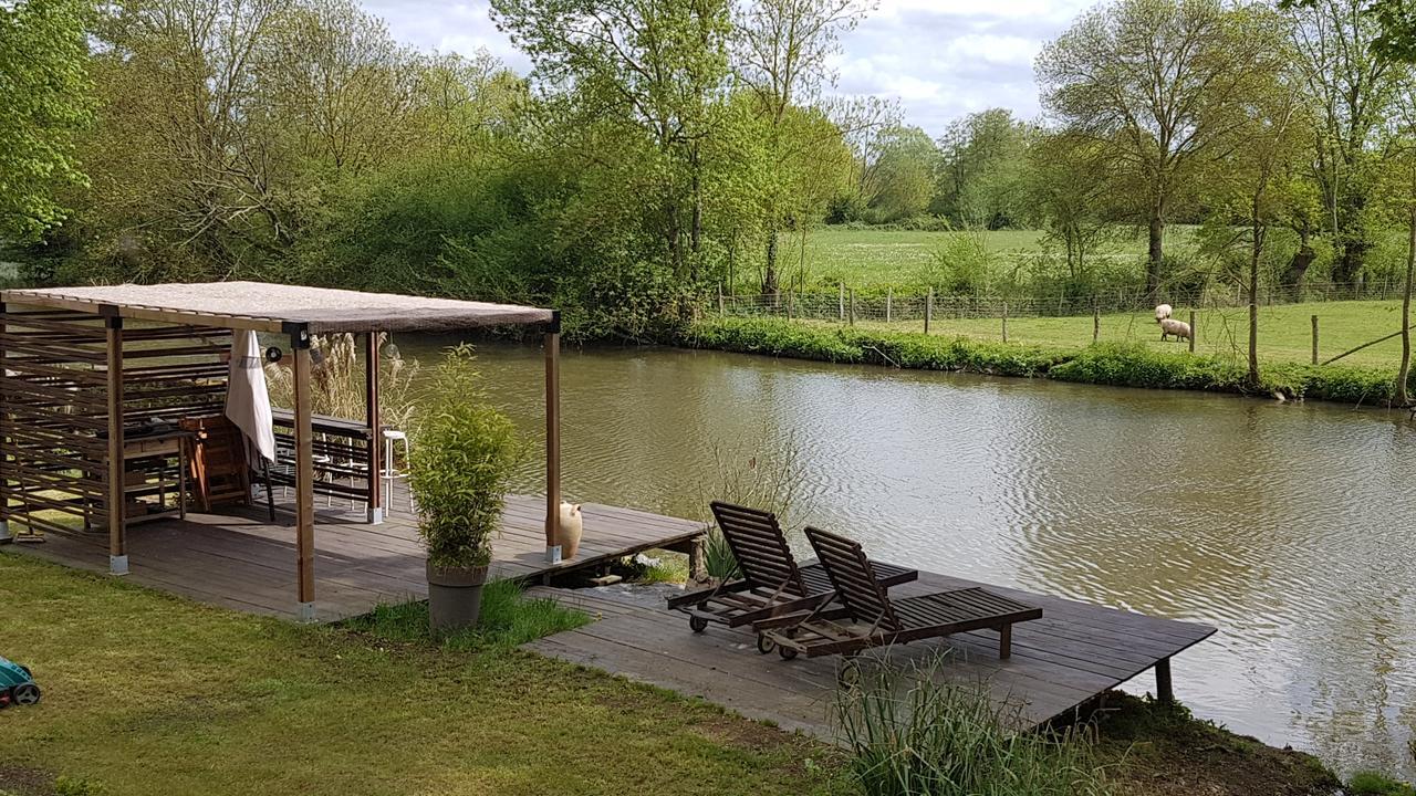 La Belmontaise Bed and Breakfast Beaumont-sur-Sarthe Exteriör bild